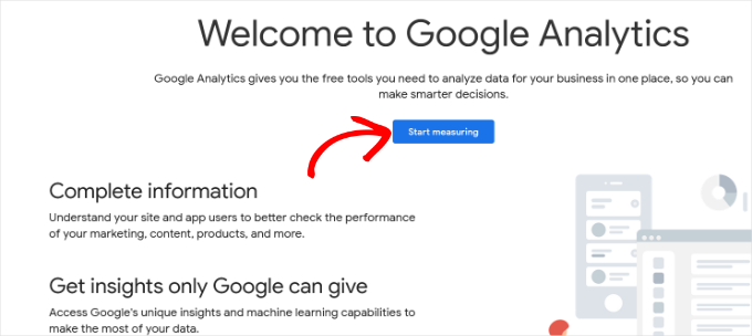 Click start measuring button Click start measuring button