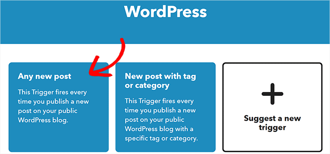 Choose a trigger to set an alarm for an action taking place on your website Choose a trigger to set an alarm for an action taking place on your website