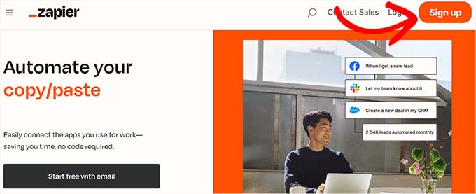 Create a Zapier account Create a Zapier account