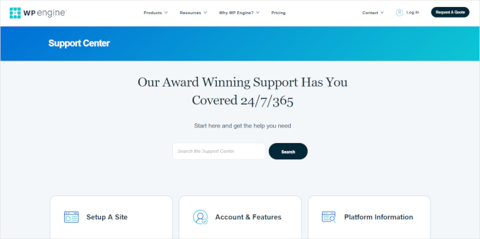 Hosting Scala WP Engine support
