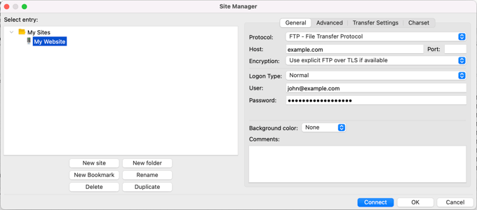 FTP Requires a Username and Password FTP Requires a Username and Password