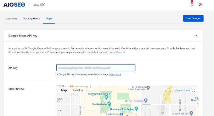 Add API key and see map preview Add API key and see map preview