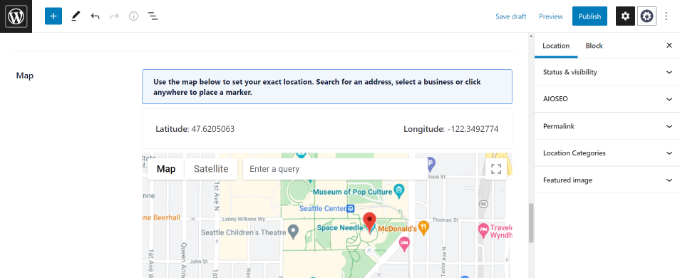 Add multiple map locations Add multiple map locations