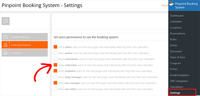 Changing the WordPress user role settings Configure user role settings