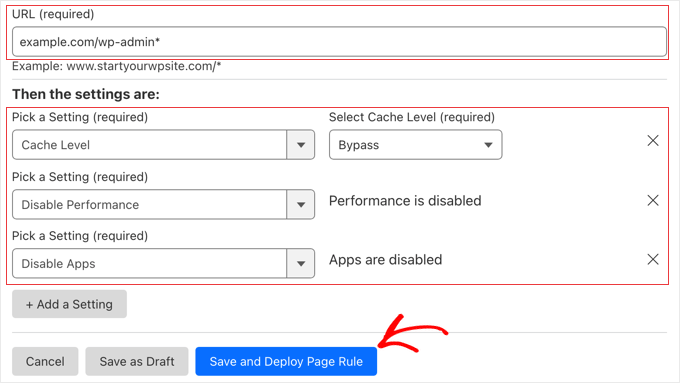 Exclude WordPress dashboard