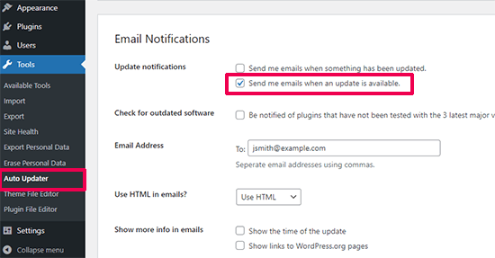 Get email notifications for WordPress updates Get email notifications for WordPress updates