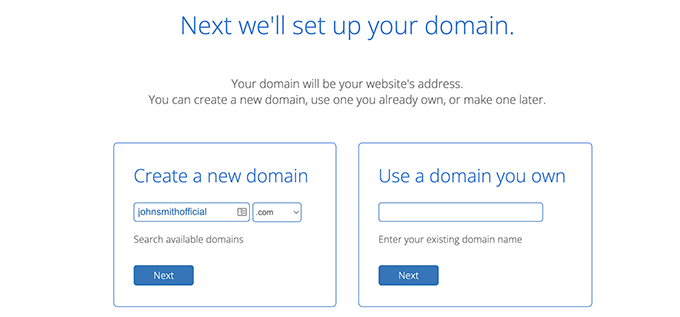 choose domain name choose domain name