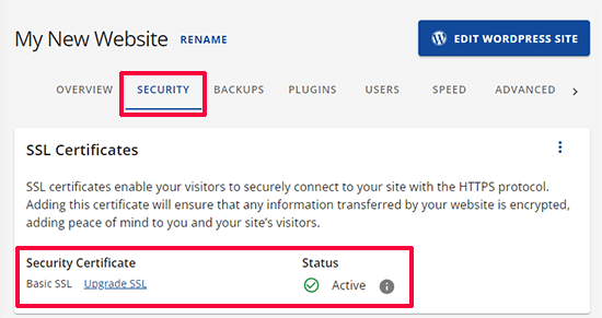 Bluehost SSL turned on Bluehost SSL turned on