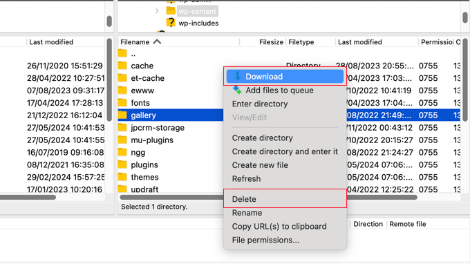 Generating AI text content in Hostinger WordPress AI Assistant Delete extra files using FTP