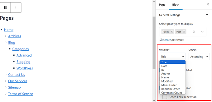 Changing the order in which the pages and posts are displayed by the Simple Sitemap plugin Changing the order in which the pages and posts are displayed by the Simple Sitemap plugin