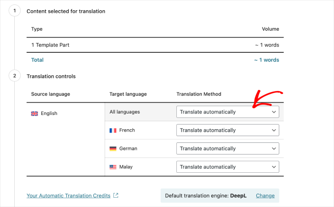 WPML translate automatically