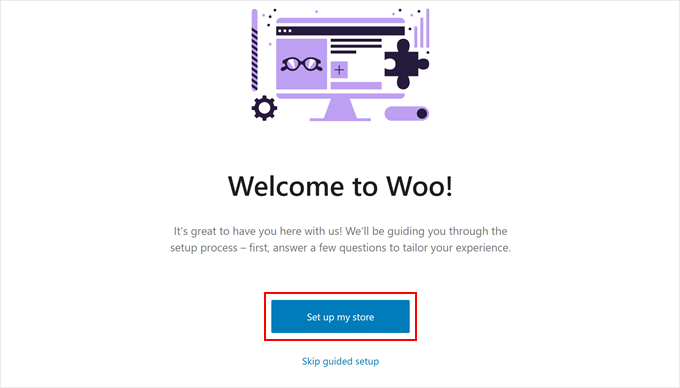 Welcome to Woo setup wizard Welcome to Woo setup wizard
