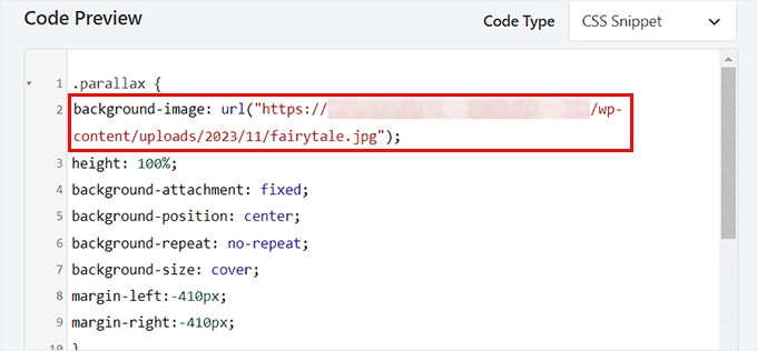 Add image URL in the custom code Add image URL in the custom code