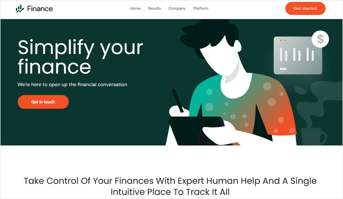 Zelle Sydney Pro finance WordPress theme