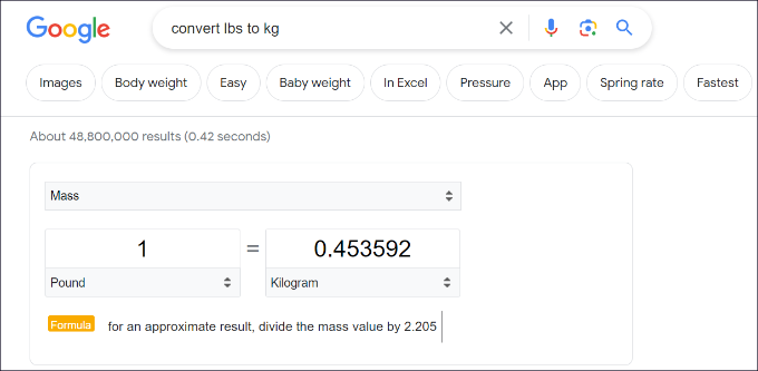 Instant answer in Google Search result using Knowledge Graph Answer box for conversion rates