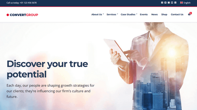 Essence Pro Convert WordPress theme