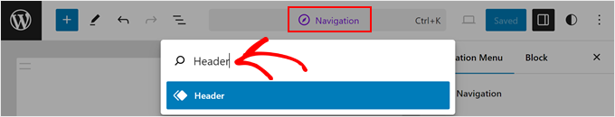 coupons-loyalty-settings-pointsamount-registerasuser Navigating to the header template in FSE