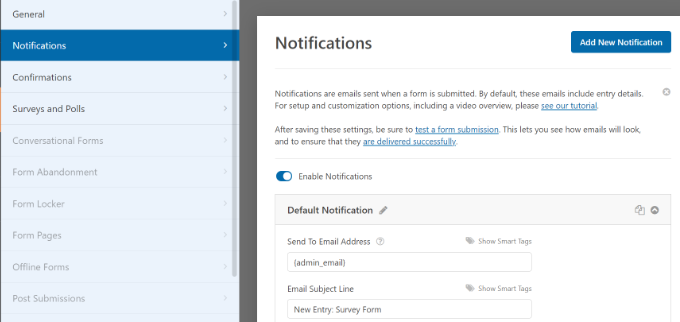 Edit notification settings Edit notification settings