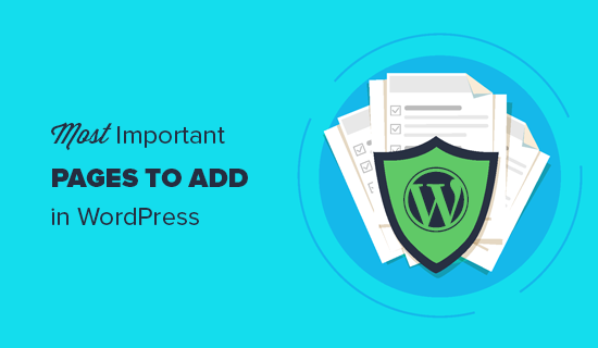 Important pages each WordPress site should have Important pages each WordPress site should have