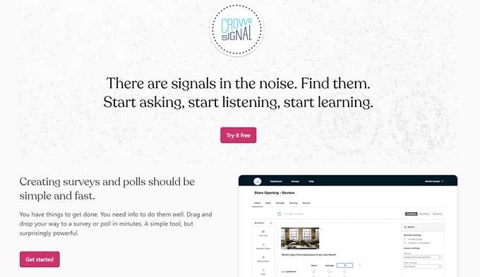 CrowdSignal CrowdSignal
