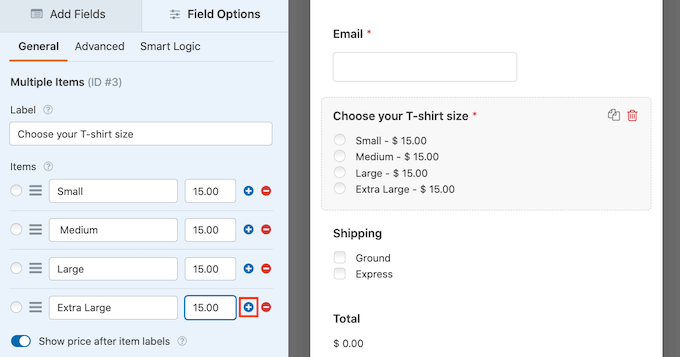 Adding more products to your credit card payment form Adding more products to your credit card payment form