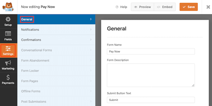 AJAX form submission settings AJAX form submission settings