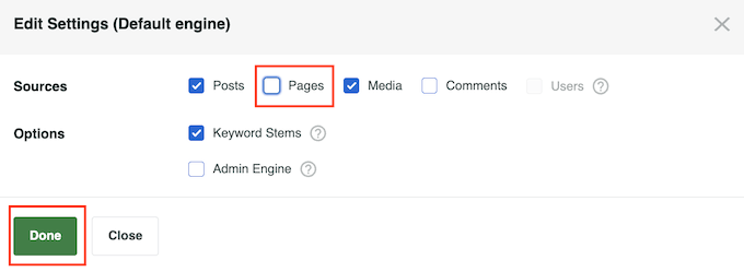 Excluding all pages from the WordPress search results Excluding all pages from the WordPress search results