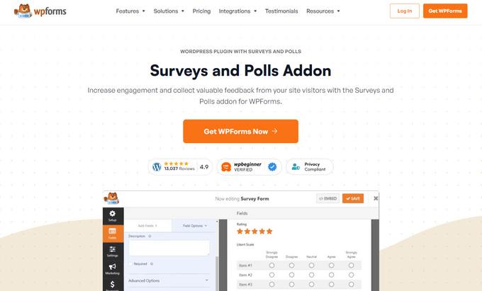 WPForms WPForms Survey and Poll plugin