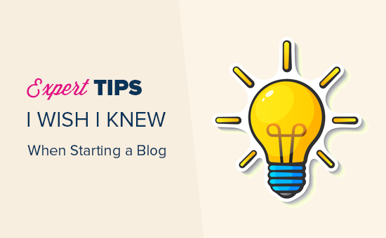 Expert tips for starting a blog Expert tips for starting a blog