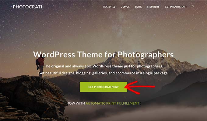 Photocrati website Photocrati WordPress Theme for Photographers