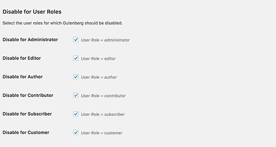 Selectively disable Gutenberg Selectively disable Gutenberg
