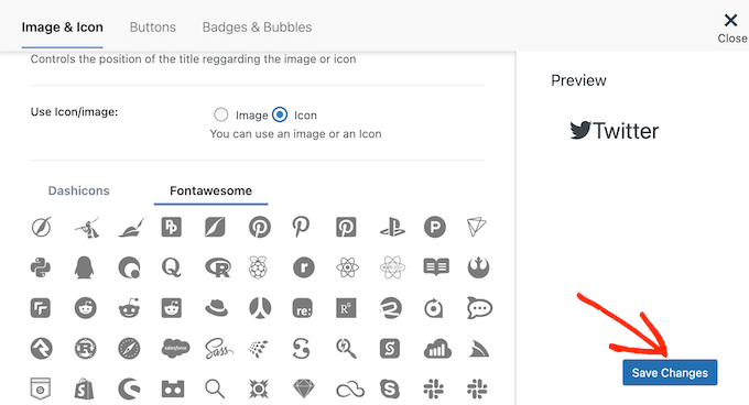 Publishing social icons on a WordPress website Publishing social icons on a WordPress website