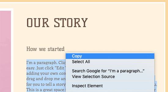 Copy Wix pages to WordPress Copy Wix pages to WordPress