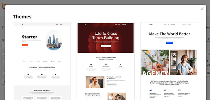 Choose a theme to get started Choose a theme to get started