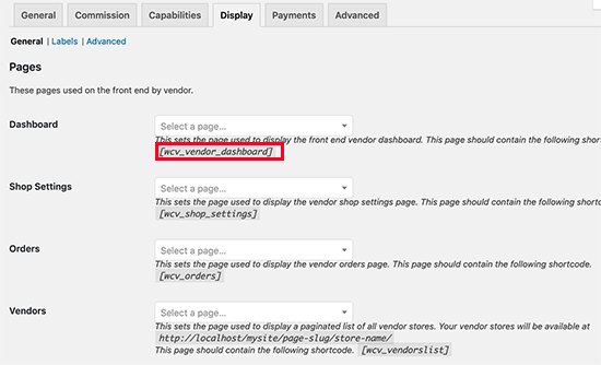 Set up marketplace pages Set up marketplace pages