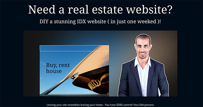 Email List SeedProd Real Estate Template