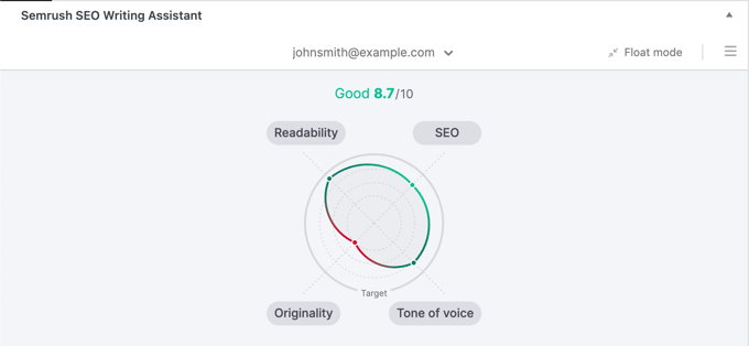 SEO Writing Assistant Overall Score SEO Writing Assistant Overall Score