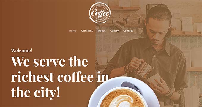 Astra - Flavors Astra coffee theme