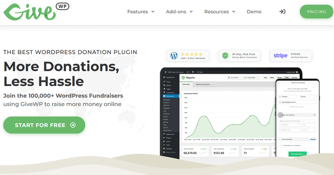 GiveWP GiveWP donation plugin