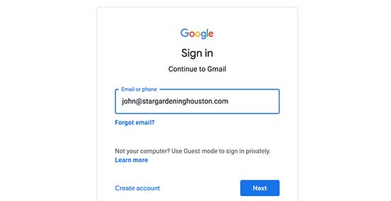 Sign in Gmail with your custom domain email Sign in Gmail with your custom domain email