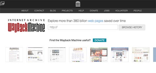 Wayback Machine Wayback Machine