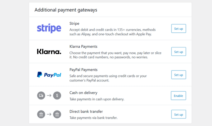 woocommerce-payment-gateways woocommerce payment gateways