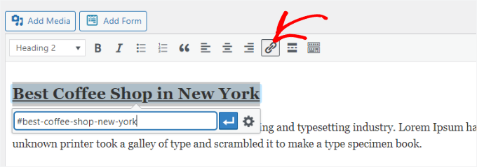 Add anchor links in Classic Menu Add anchor links in Classic Menu