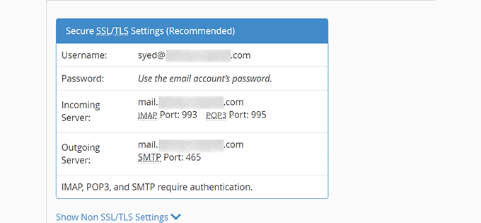 Manually set up with any mail client Manually set up with any mail client