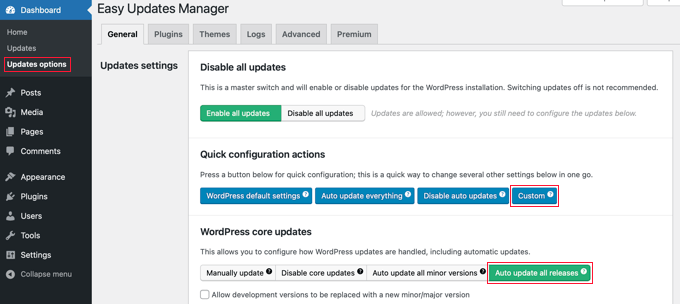Enabling Automatic Updates With a Plugin Enabling Automatic Updates With a Plugin
