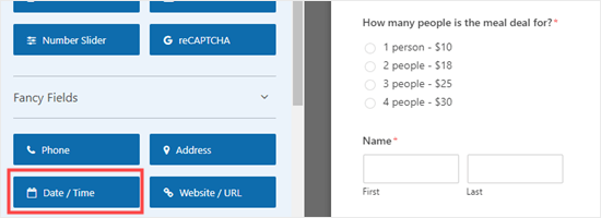 Adding a date / time field to WPForms Adding a date / time field to WPForms