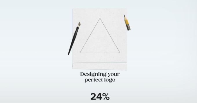Tailor Brands takes a few seconds to create your logo Designing your logo
