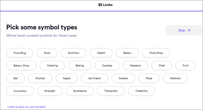 Pick some symbol types Pick some symbol types