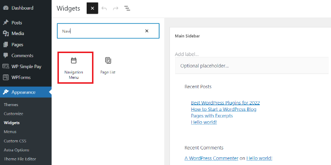 Add a navigation menu Add a navigation menu