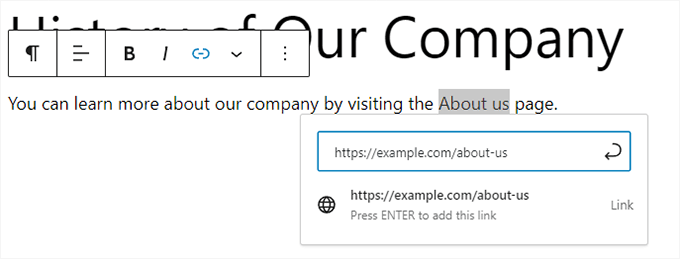 Add link URL Add link URL